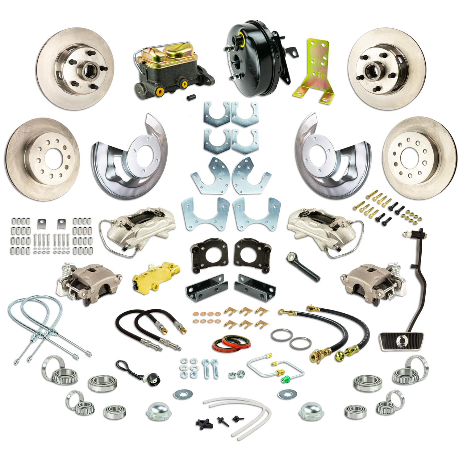 The Right Stuff ZDC6758 The Right Stuff Street Series Disc Brake Conversion Kits - Zander Auto Parts