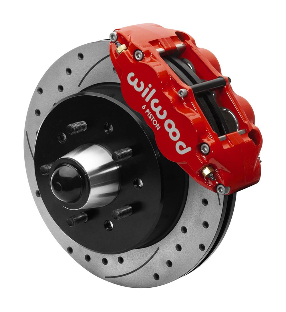 Wilwood Disc Brakes 140-15948-DR Wilwood Forged Narrow Superlite 6R Big Brake Front Brake Kits - Zander Auto Parts