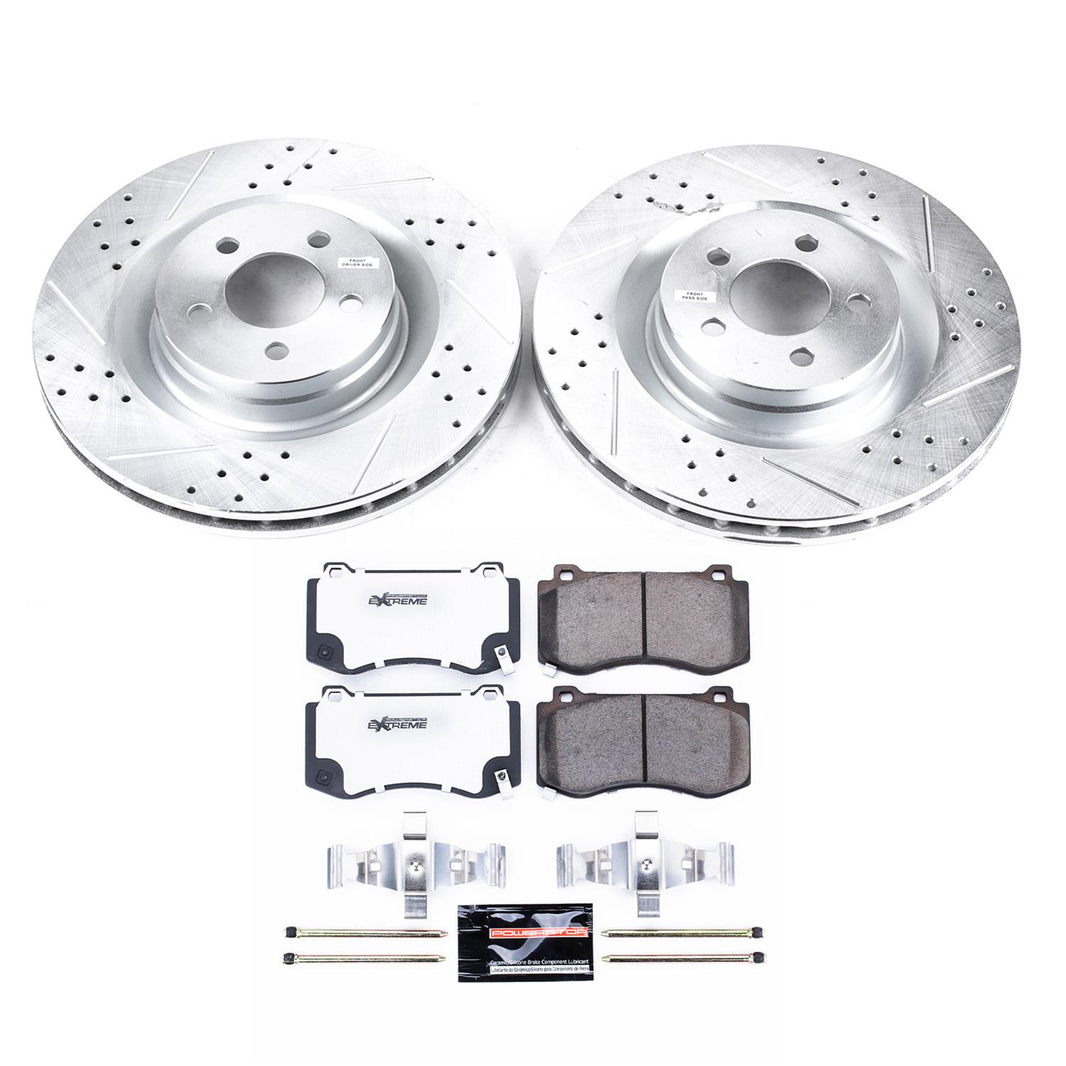 PowerStop K4695-26 PowerStop Z26 Street Warrior Brake Upgrade Kits - Zander Auto Parts