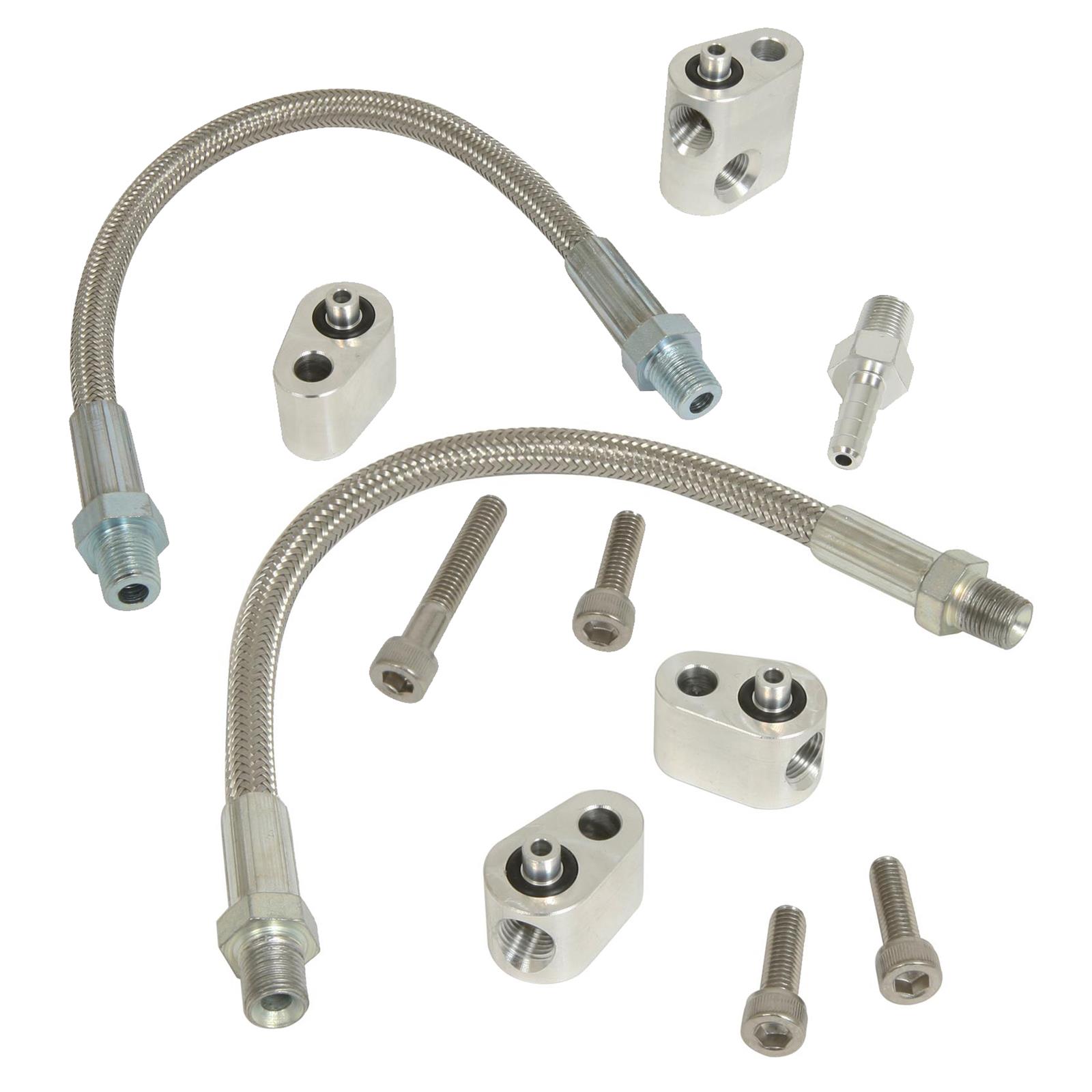 Summit Racing SUM-220962 Summit Racing™ Coolant Steam Port Crossover Kits - Zander Auto Parts