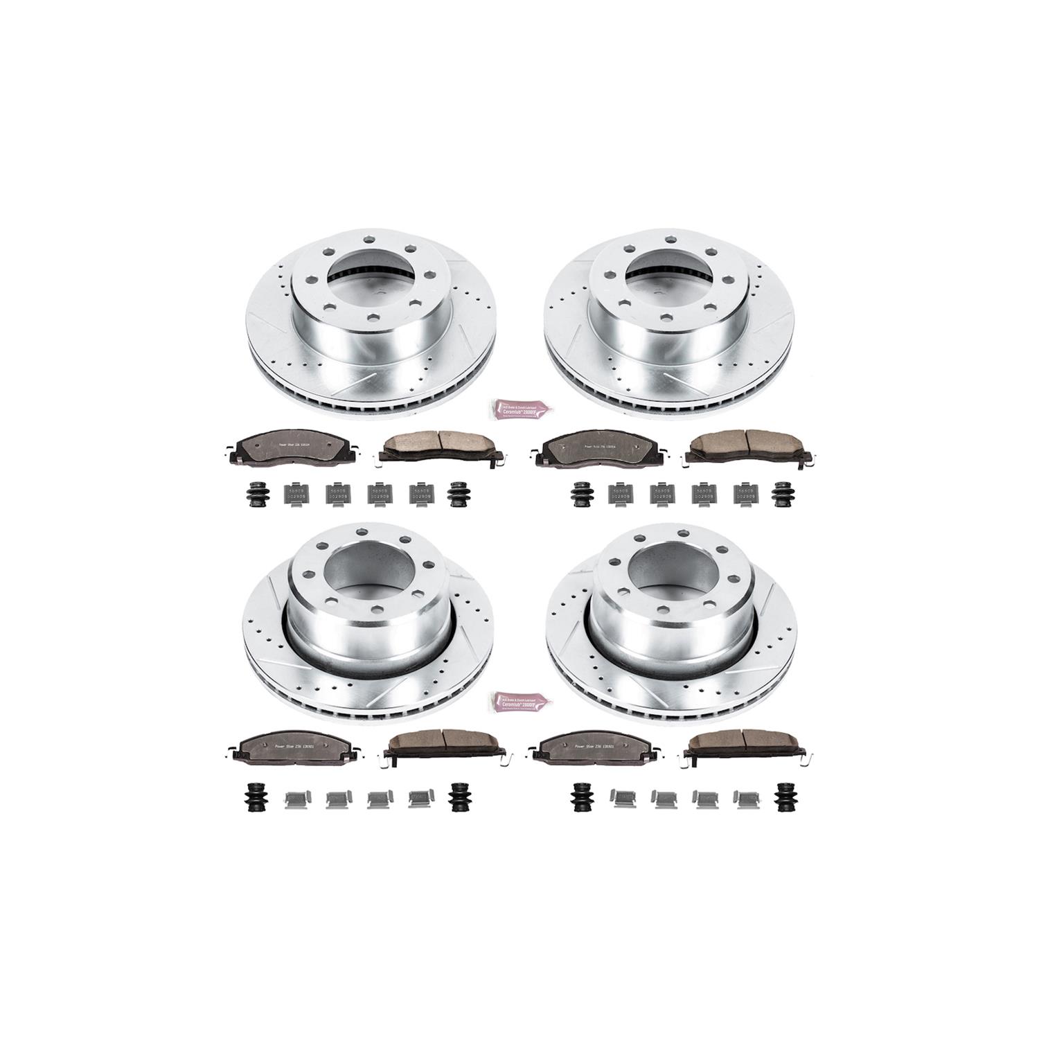 PowerStop K5458-36 PowerStop Z36 Truck and Tow Brake Upgrade Kits - Zander Auto Parts
