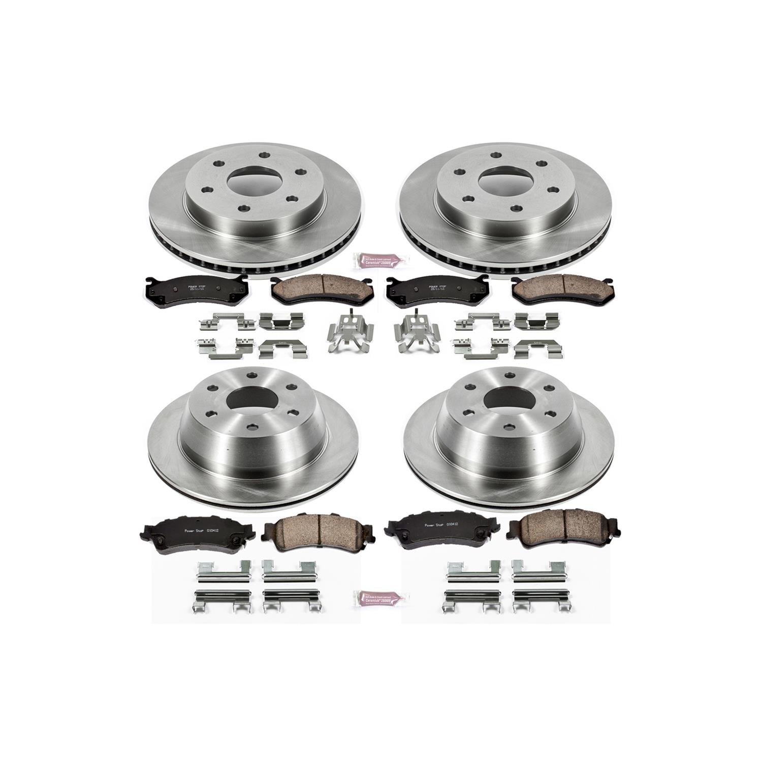 PowerStop KOE2010 PowerStop Z17 Evolution Plus Stock Replacement Brake Kits - Zander Auto Parts