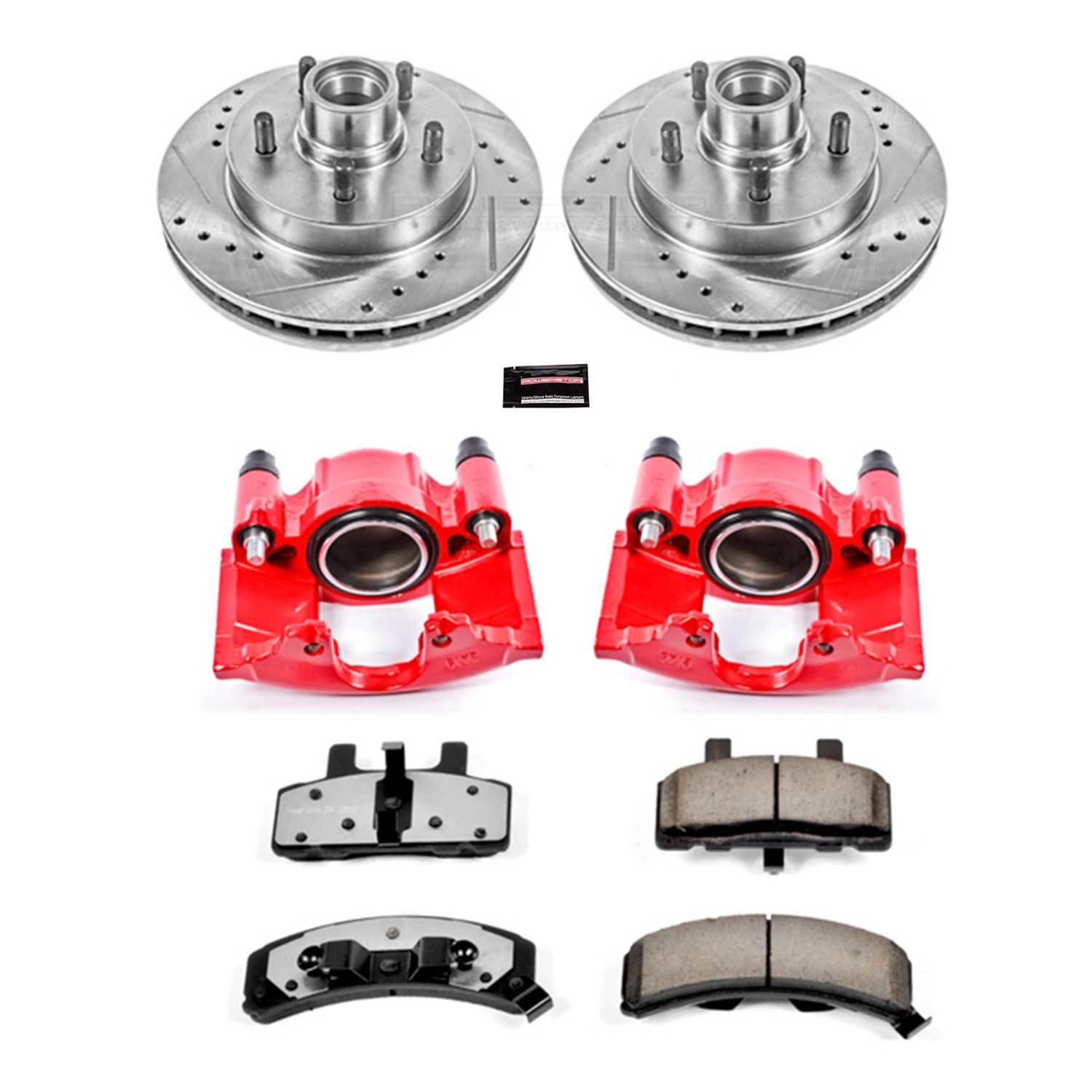 PowerStop KC1990-36 PowerStop Z36 Truck and Tow Brake Upgrade Kits with Calipers - Zander Auto Parts