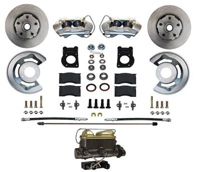 Leed Brakes FC0001-4C7 LEED Brakes Front Disc Brake Conversion Kits - Zander Auto Parts