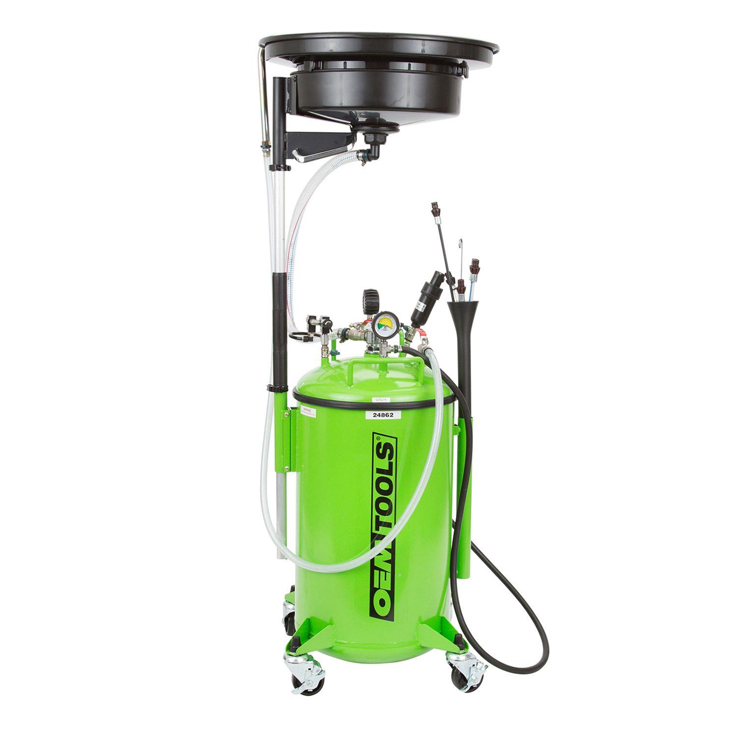 OEMTools 24862 OEM Automotive Tools 21 Gallon Waste Oil Drain and Fluid Extractors - Zander Auto Parts