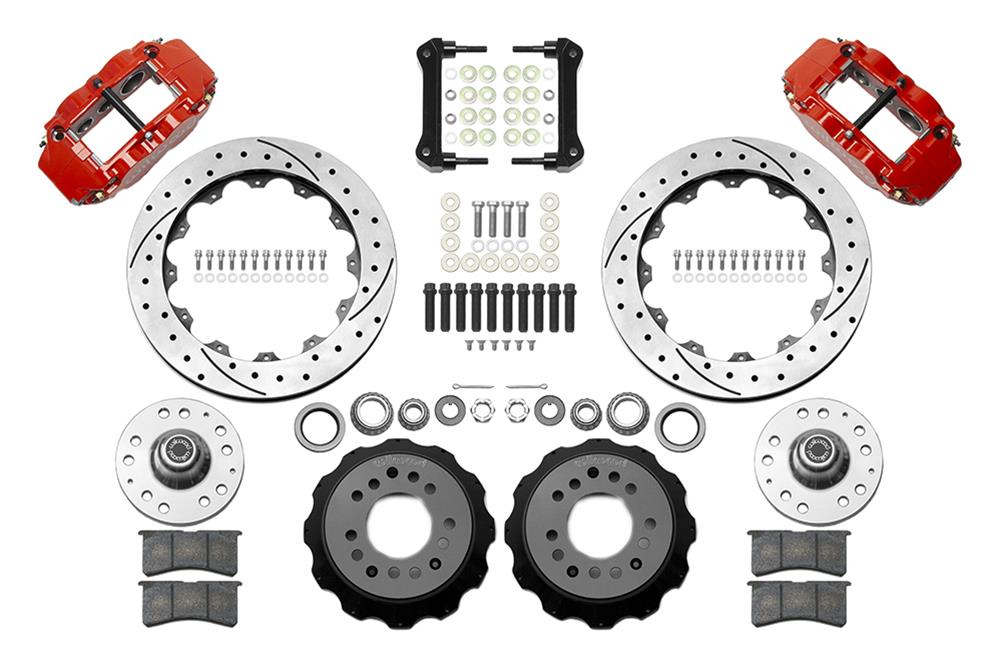 Wilwood Disc Brakes 140-15910-DR Wilwood Forged Narrow Superlite 6R Big Brake Front Brake Kits - Zander Auto Parts