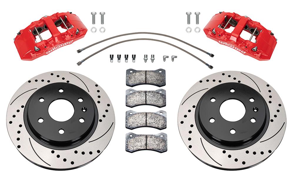 Wilwood Disc Brakes 140-16803-DR Wilwood AERO6-DM Direct Mount Truck Brake Kits - Zander Auto Parts