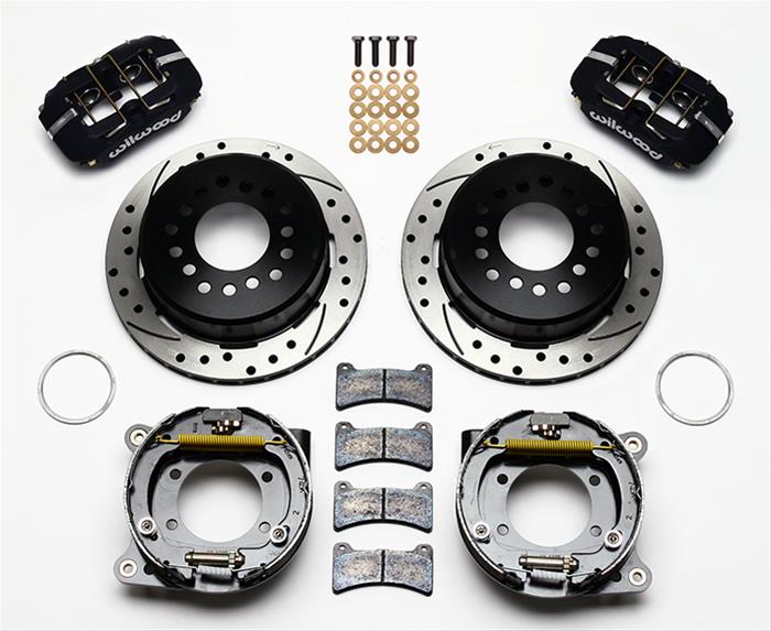 Wilwood Disc Brakes 140-11396-D Wilwood Forged DynaPro Low-Profile Rear Parking Brake Kits - Zander Auto Parts