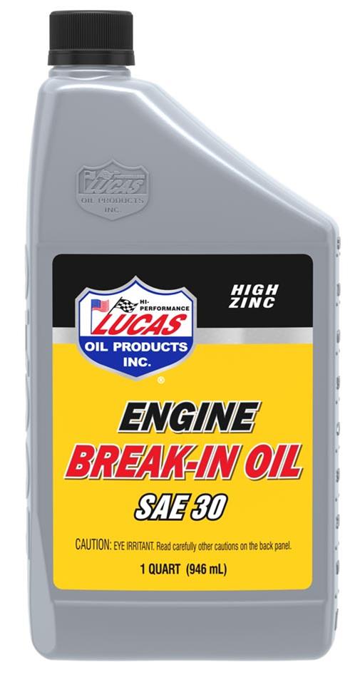 Lucas Oil 10630-1 Lucas Engine Break-In Oil - Zander Auto Parts