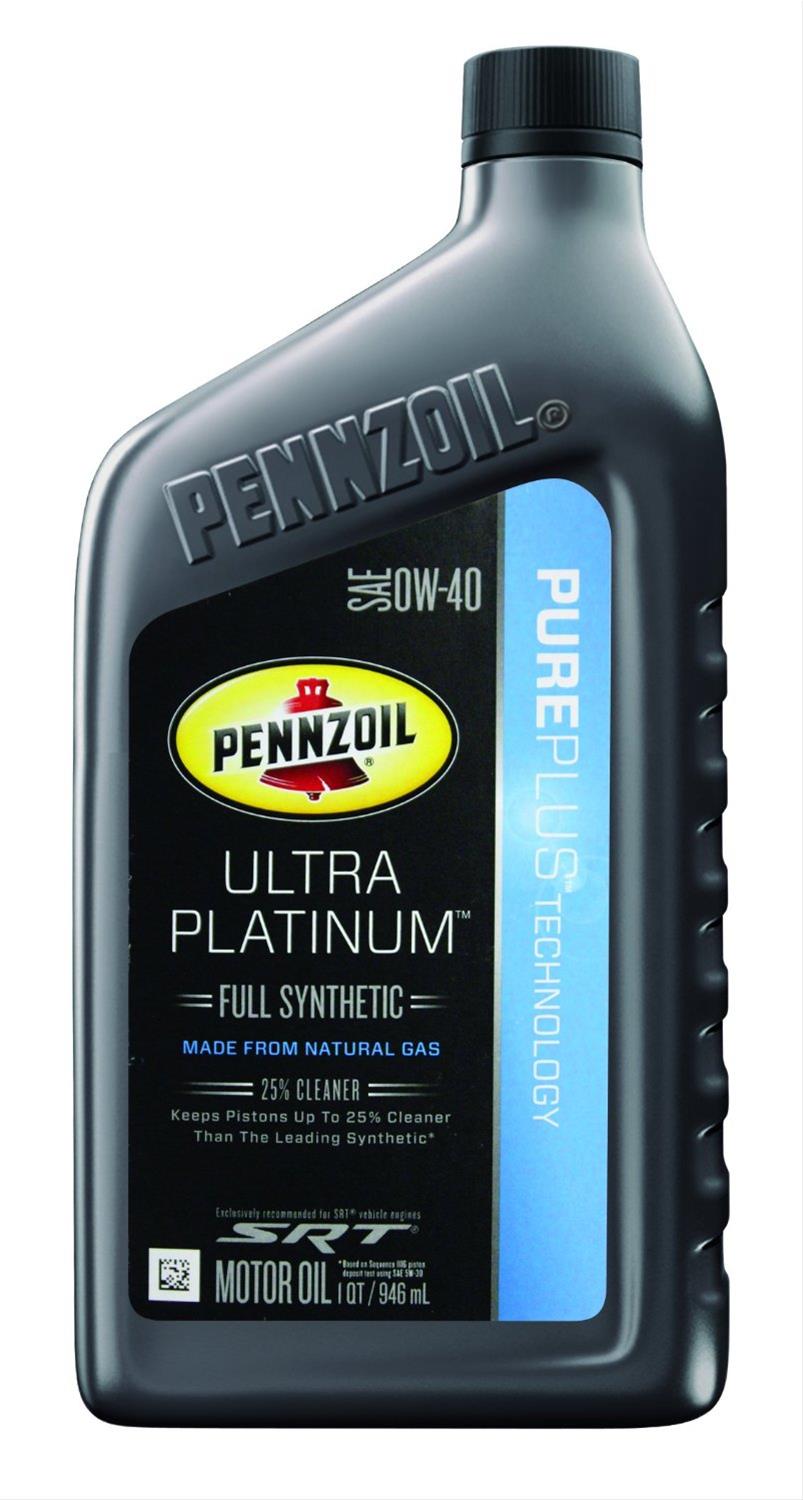 Pennzoil PENZ040UP Pennzoil Ultra Platinum Motor Oil with PurePlus Technology - Zander Auto Parts