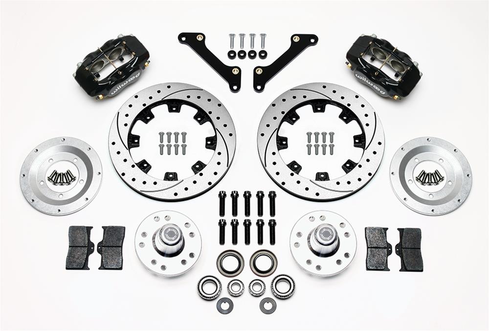 Wilwood Disc Brakes 140-8582-D Wilwood Forged Dynalite Big Brake Front Brake Kits - Zander Auto Parts