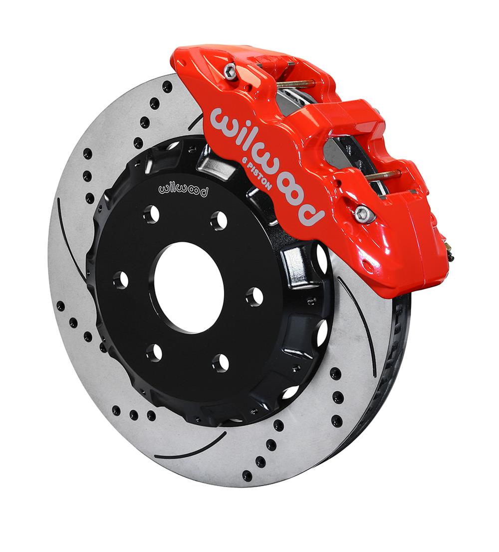 Wilwood Disc Brakes 140-9789-DR Wilwood AERO6 Big Brake Front Brake Kits - Zander Auto Parts