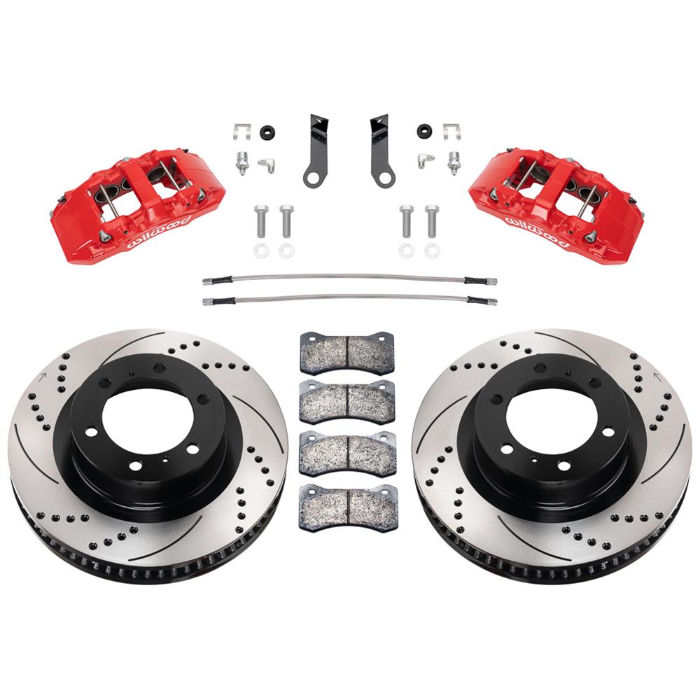 Wilwood Disc Brakes 140-17284-DR Wilwood AERO6-DM Direct Mount Truck Brake Kits - Zander Auto Parts