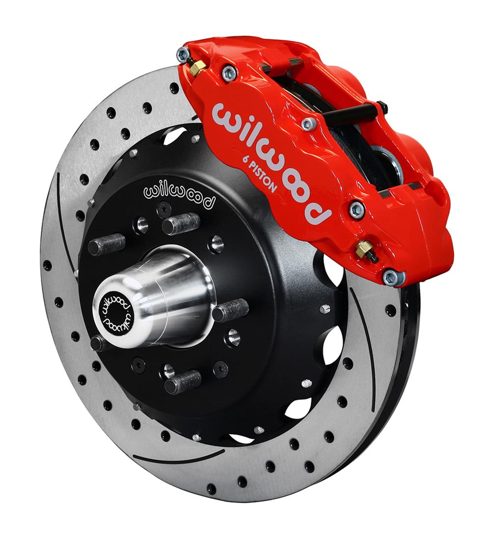 Wilwood Disc Brakes 140-15910-DR Wilwood Forged Narrow Superlite 6R Big Brake Front Brake Kits - Zander Auto Parts