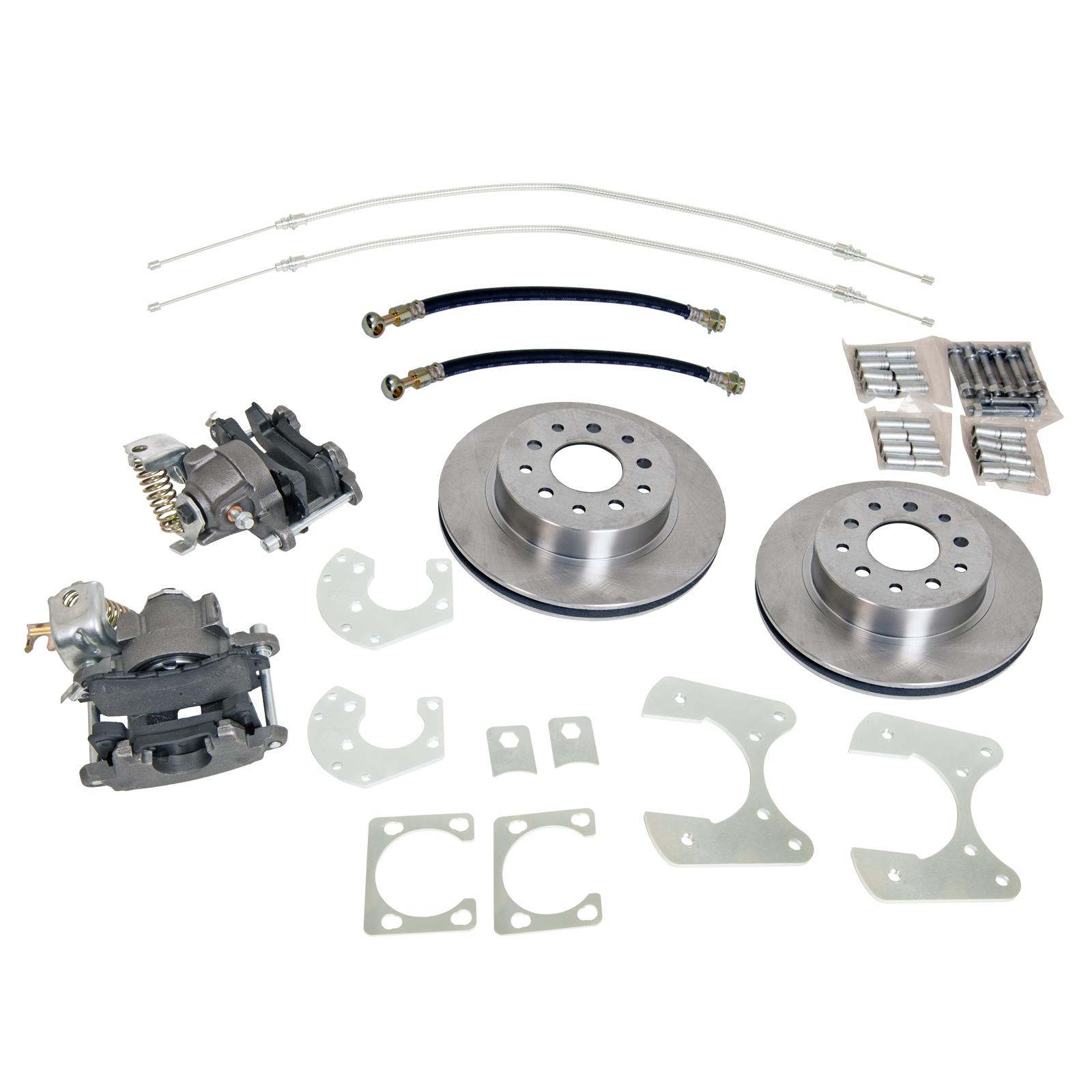 Summit Racing SUM-BK1627 Summit Racing™ Rear Drum-to-Disc Brake Conversion Kits - Zander Auto Parts
