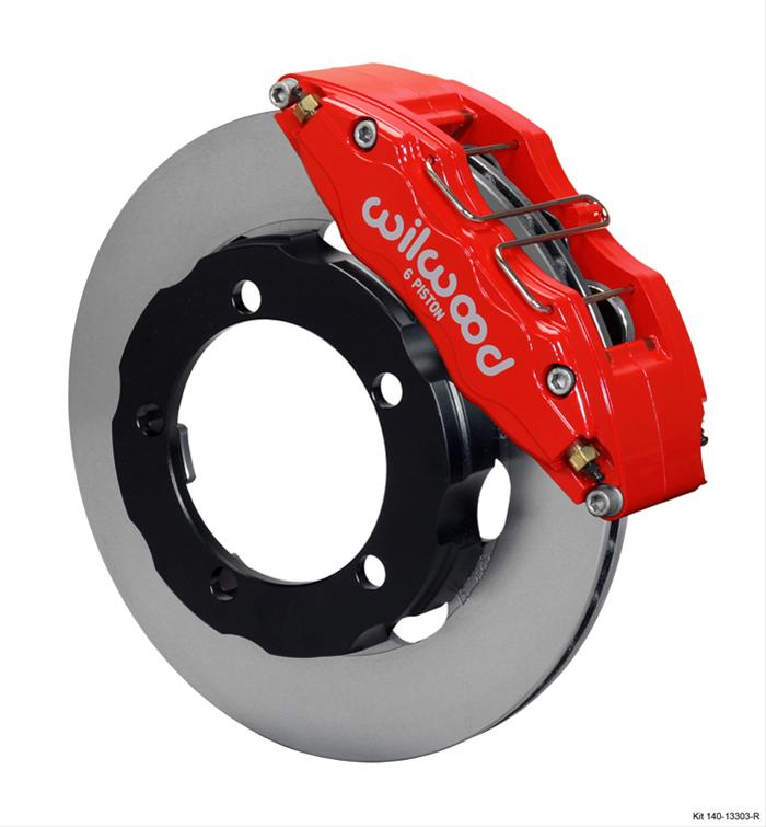 Wilwood Disc Brakes 140-13303-R Wilwood Forged DynaPro 6 Big Brake Front Brake Kits - Zander Auto Parts
