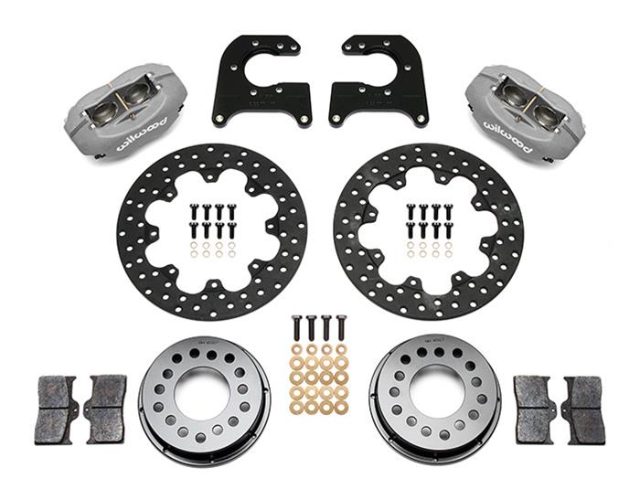 Wilwood Disc Brakes 140-8853-D Wilwood Forged Dynalite Rear Drag Brake Kits - Zander Auto Parts