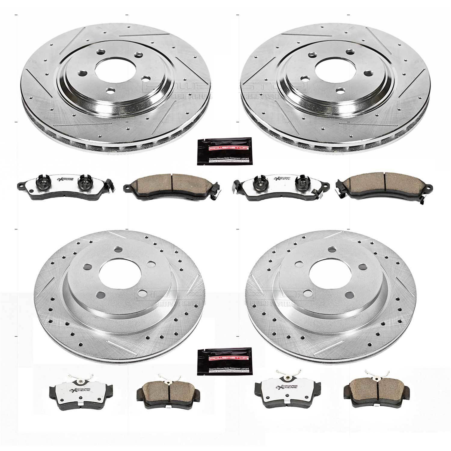 PowerStop K1305-26 PowerStop Z26 Street Warrior Brake Upgrade Kits - Zander Auto Parts