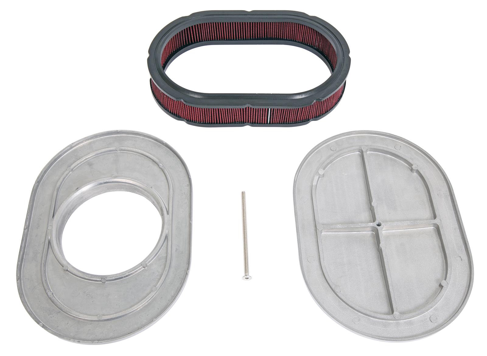 Summit Racing SUM-239040 Summit Racing™ Finned Aluminum Air Cleaners - Zander Auto Parts