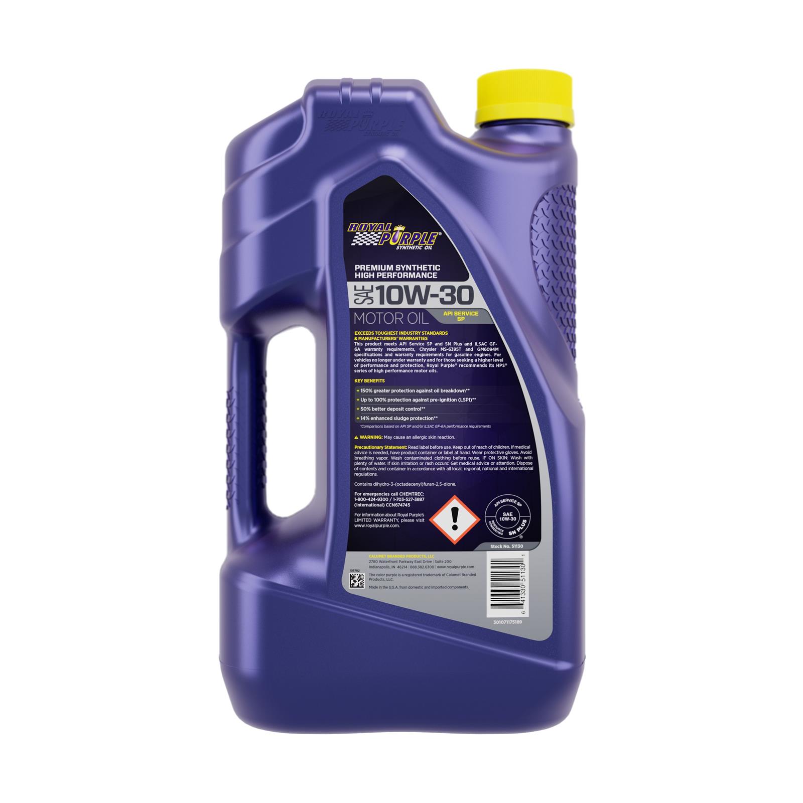 Royal Purple 51130 Royal Purple Premium High Performance Motor Oil - Zander Auto Parts