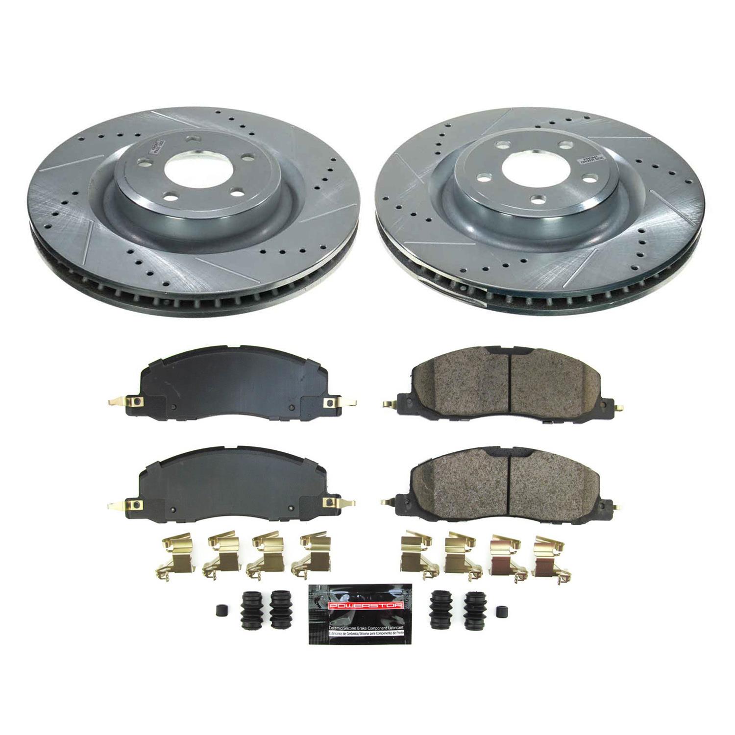PowerStop K8672 PowerStop Z23 Evolution Sport Brake Upgrade Kits - Zander Auto Parts