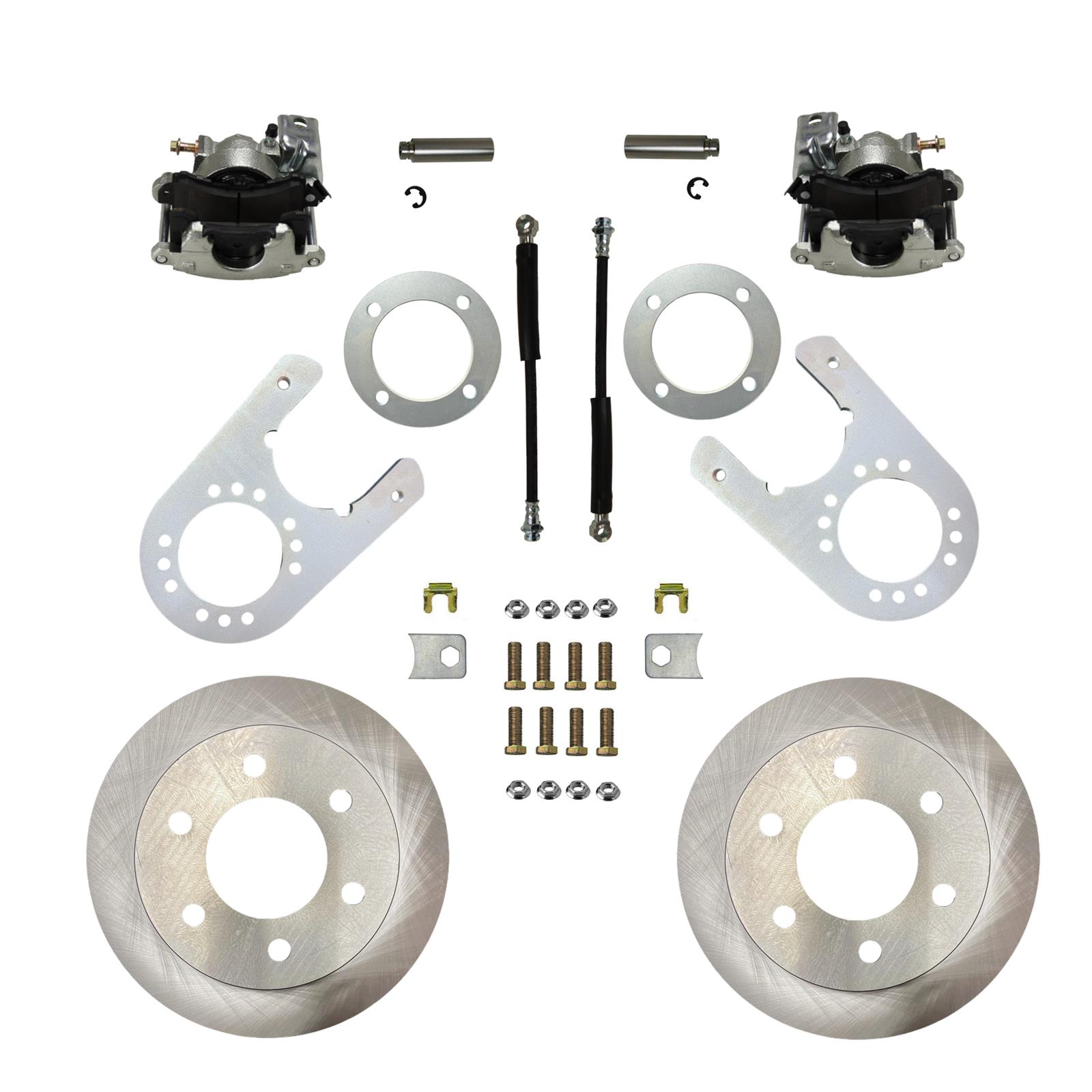 Leed Brakes RC6006 LEED Brakes Rear Disc Brake Conversion Kits - Zander Auto Parts
