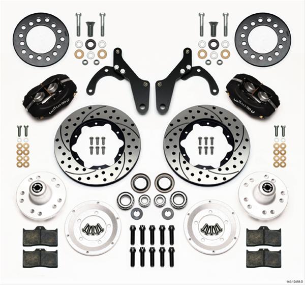Wilwood Disc Brakes 140-12458-D Wilwood Forged Dynalite Pro Series Front Disc Brake Kits - Zander Auto Parts