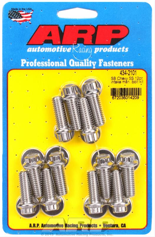 ARP 434-2101 ARP Stainless Steel Intake Manifold Bolt Kits - Zander Auto Parts