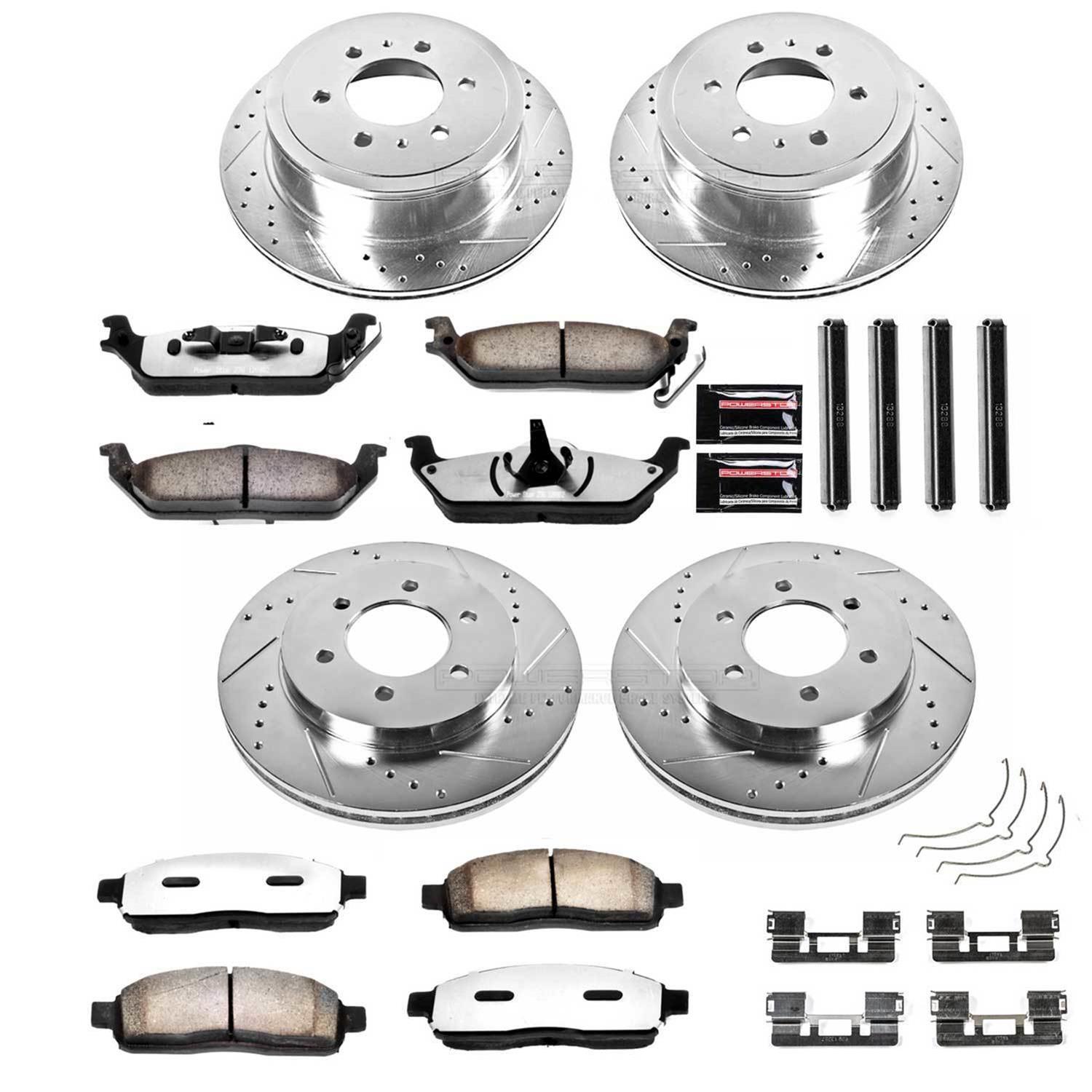 PowerStop K1944-36 PowerStop Z36 Truck and Tow Brake Upgrade Kits - Zander Auto Parts