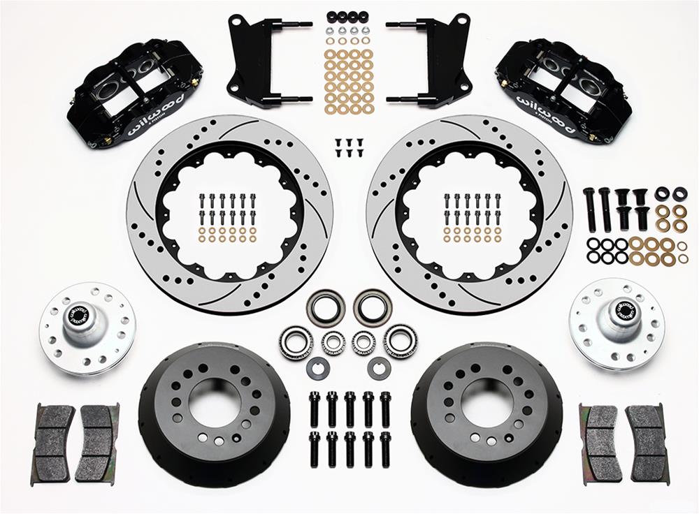 Wilwood Disc Brakes 140-9804-D Wilwood Forged Narrow Superlite 6R Big Brake Front Brake Kits - Zander Auto Parts