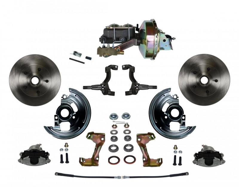 Leed Brakes FC1002-E1A1 LEED Brakes Front Disc Brake Conversion Kits - Zander Auto Parts