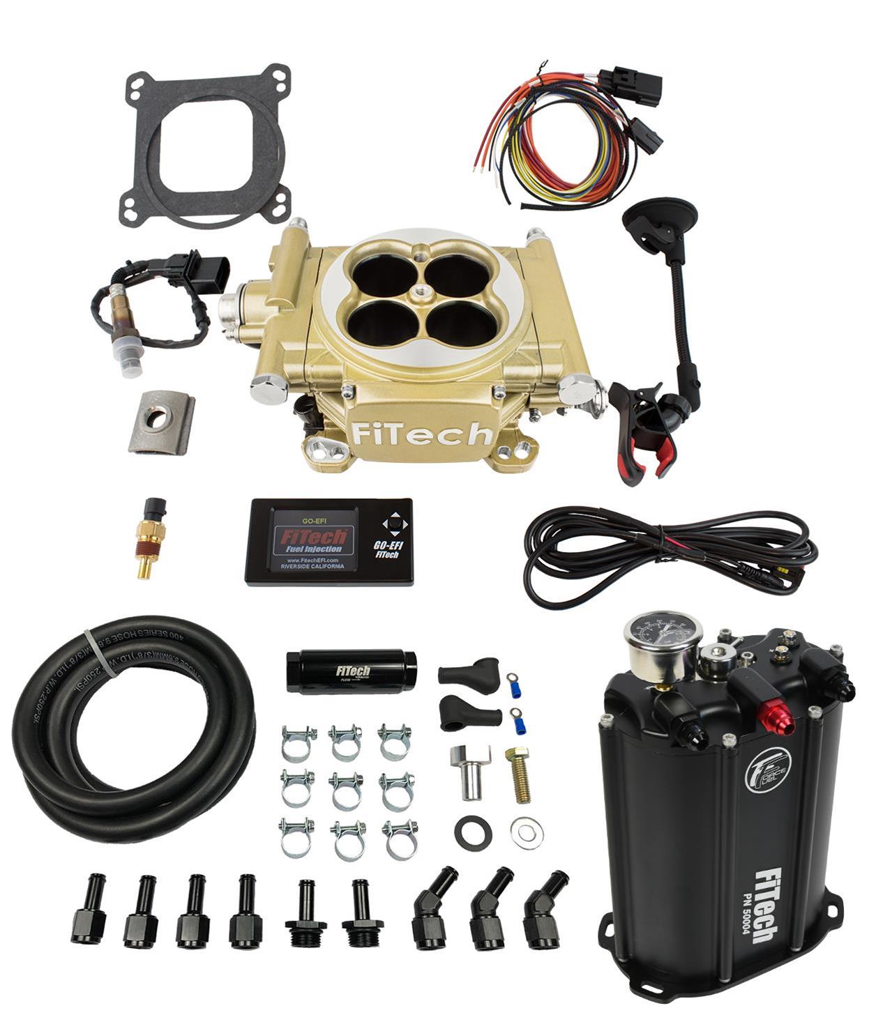FiTech Fuel Injection 35205 FiTech Easy Street 600 HP EFI System Force Fuel Injection Master Kits - Zander Auto Parts