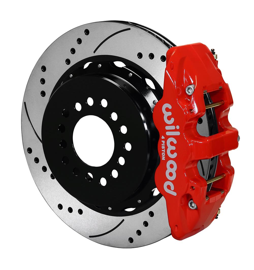 Wilwood Disc Brakes 140-10947-DR Wilwood AERO4 Big Brake Rear Brake Kits - Zander Auto Parts