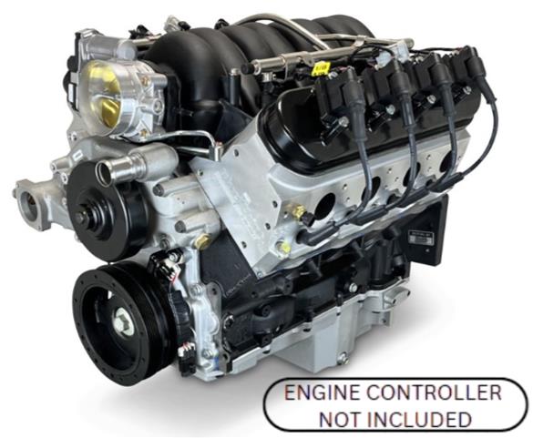 BluePrint Engines PSLS37630CTF BluePrint Engines Pro Series Chevy LS 376 C.I.D. 530 HP EFI Base Dressed Long Block Crate Engines - Zander Auto Parts