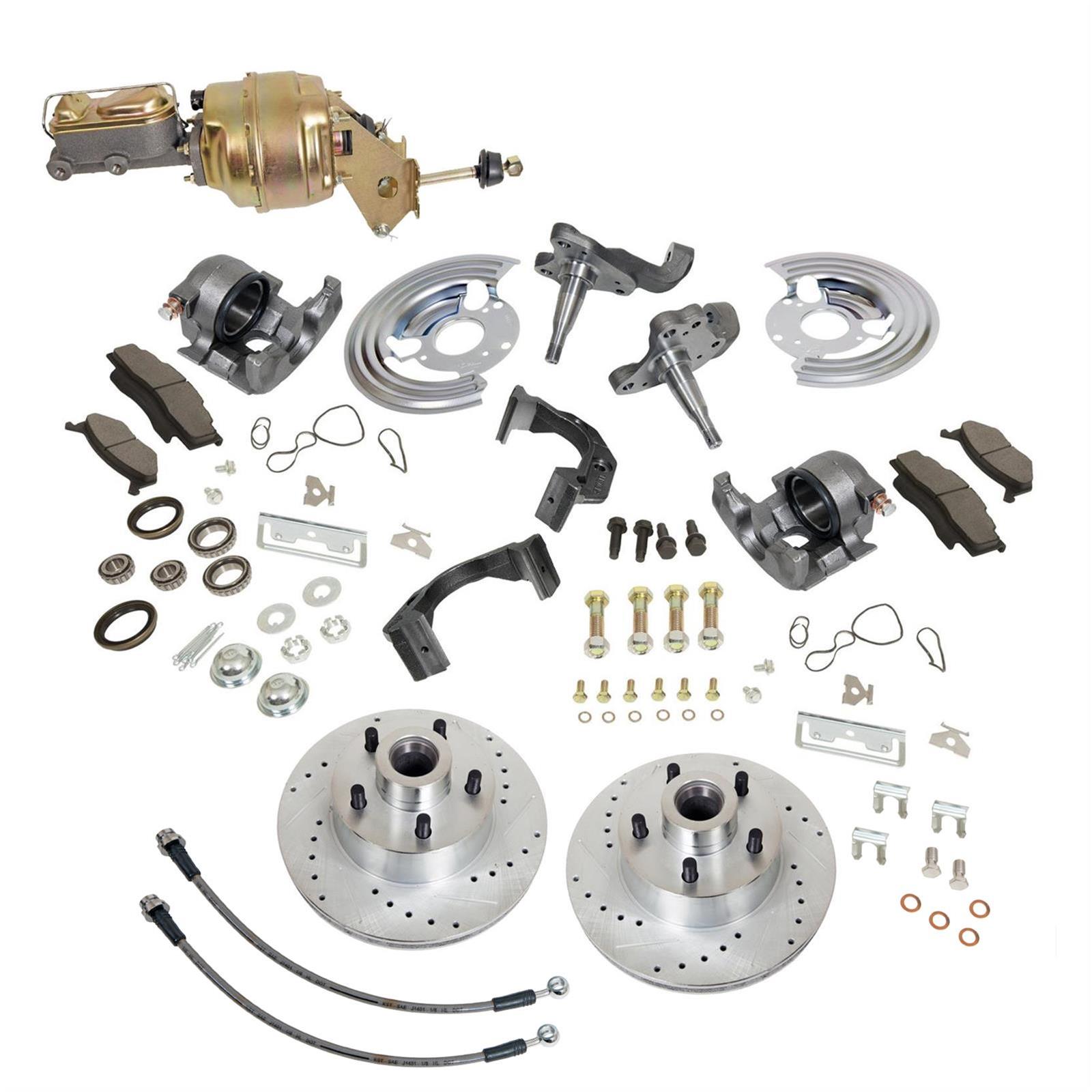 Summit Racing SUM-BK1509-DS Summit Racing™ Complete Drum-to-Disc Brake Conversion Kits - Zander Auto Parts