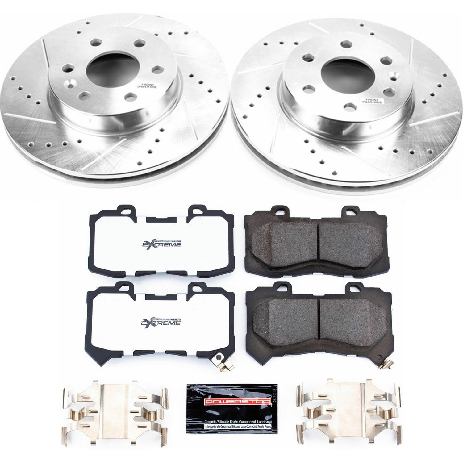 PowerStop K7126-36 PowerStop Z36 Truck and Tow Brake Upgrade Kits - Zander Auto Parts
