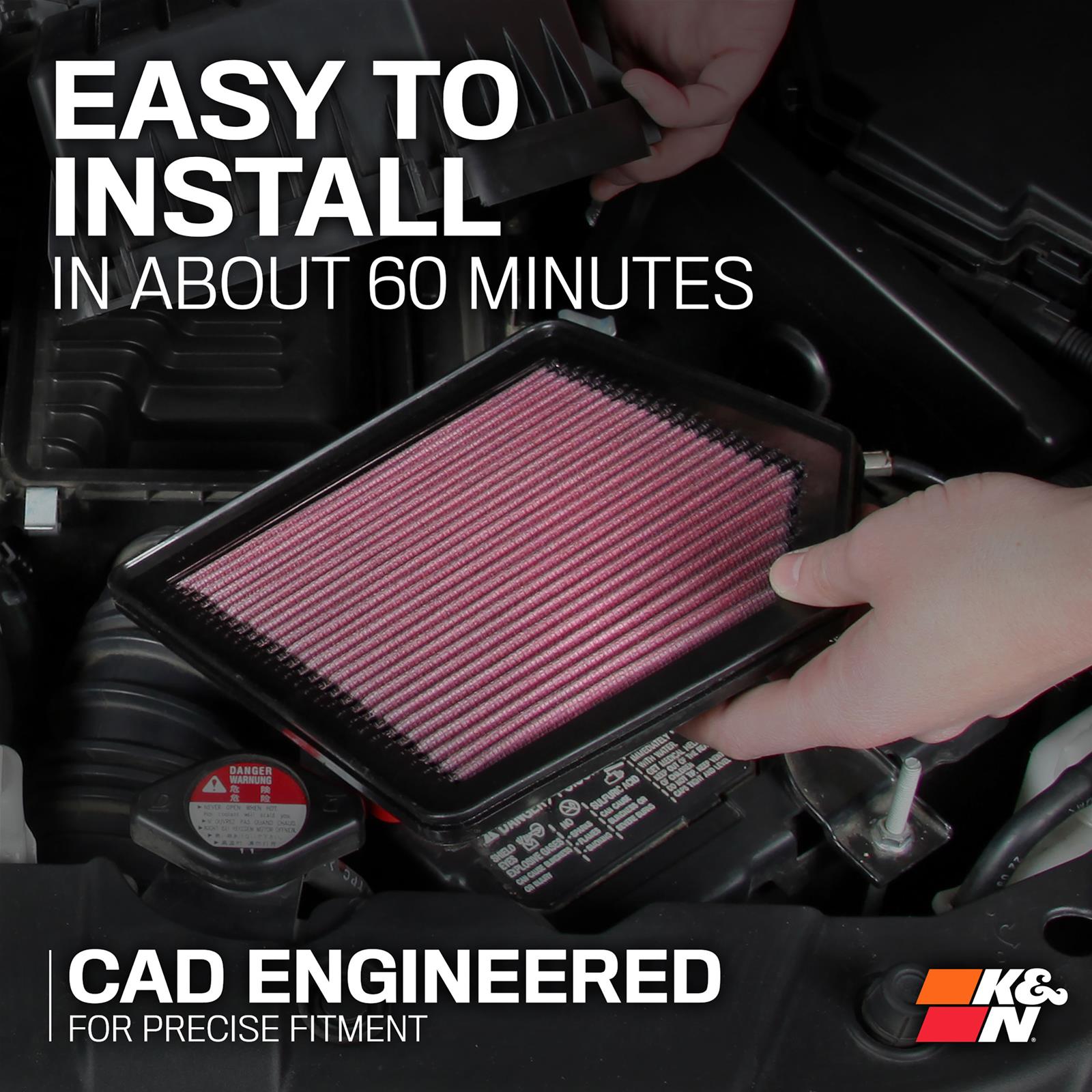 K&N 57-3108 K&N 57 Series FIPK Cold Air Intake Kits - Zander Auto Parts