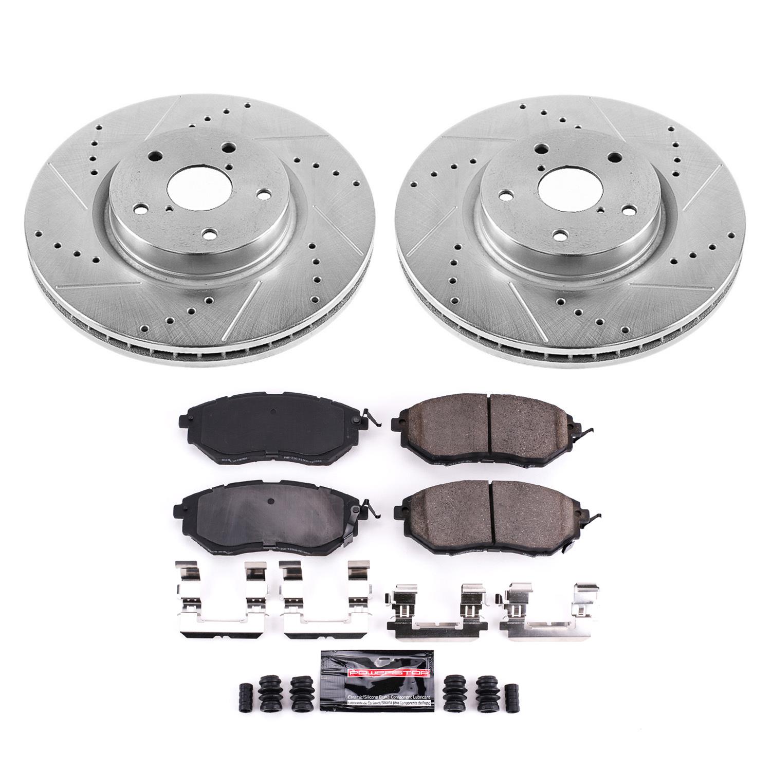 PowerStop K4603 PowerStop Z23 Evolution Sport Brake Upgrade Kits - Zander Auto Parts