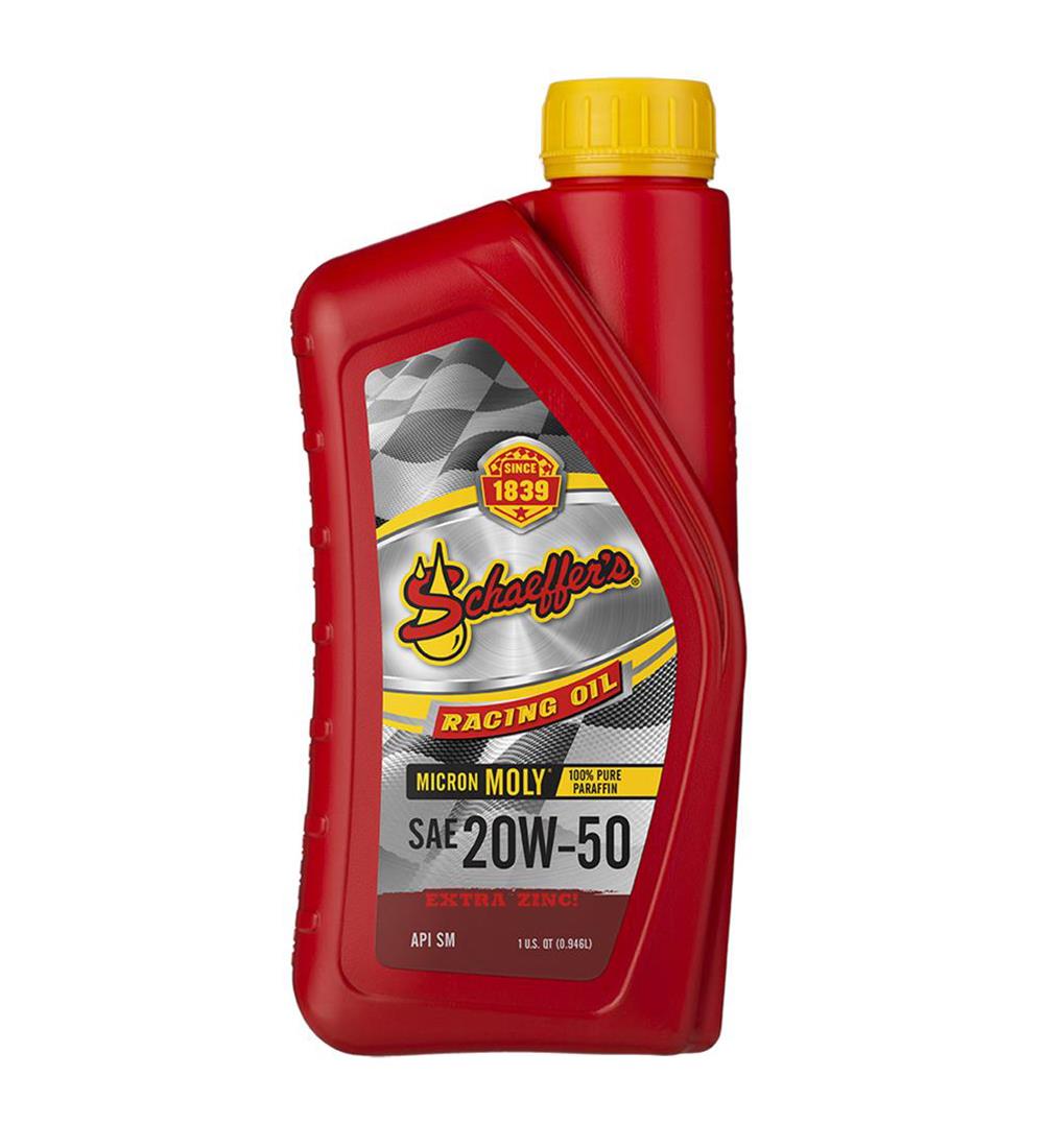 Schaeffer Manufacturing Company 0191-012 Schaeffer's Micron Moly Racing Oil - Zander Auto Parts