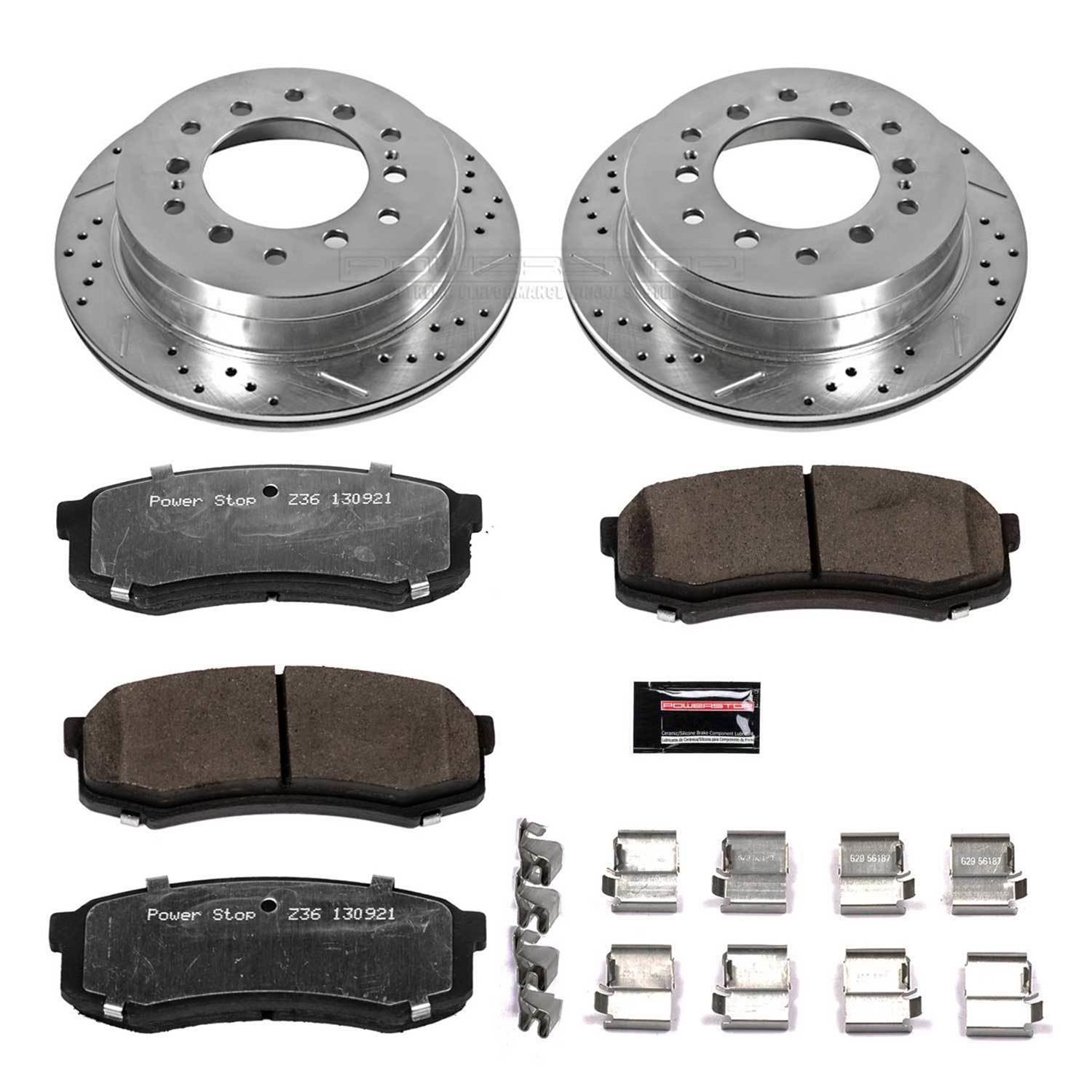 PowerStop K2405-36 PowerStop Z36 Truck and Tow Brake Upgrade Kits - Zander Auto Parts