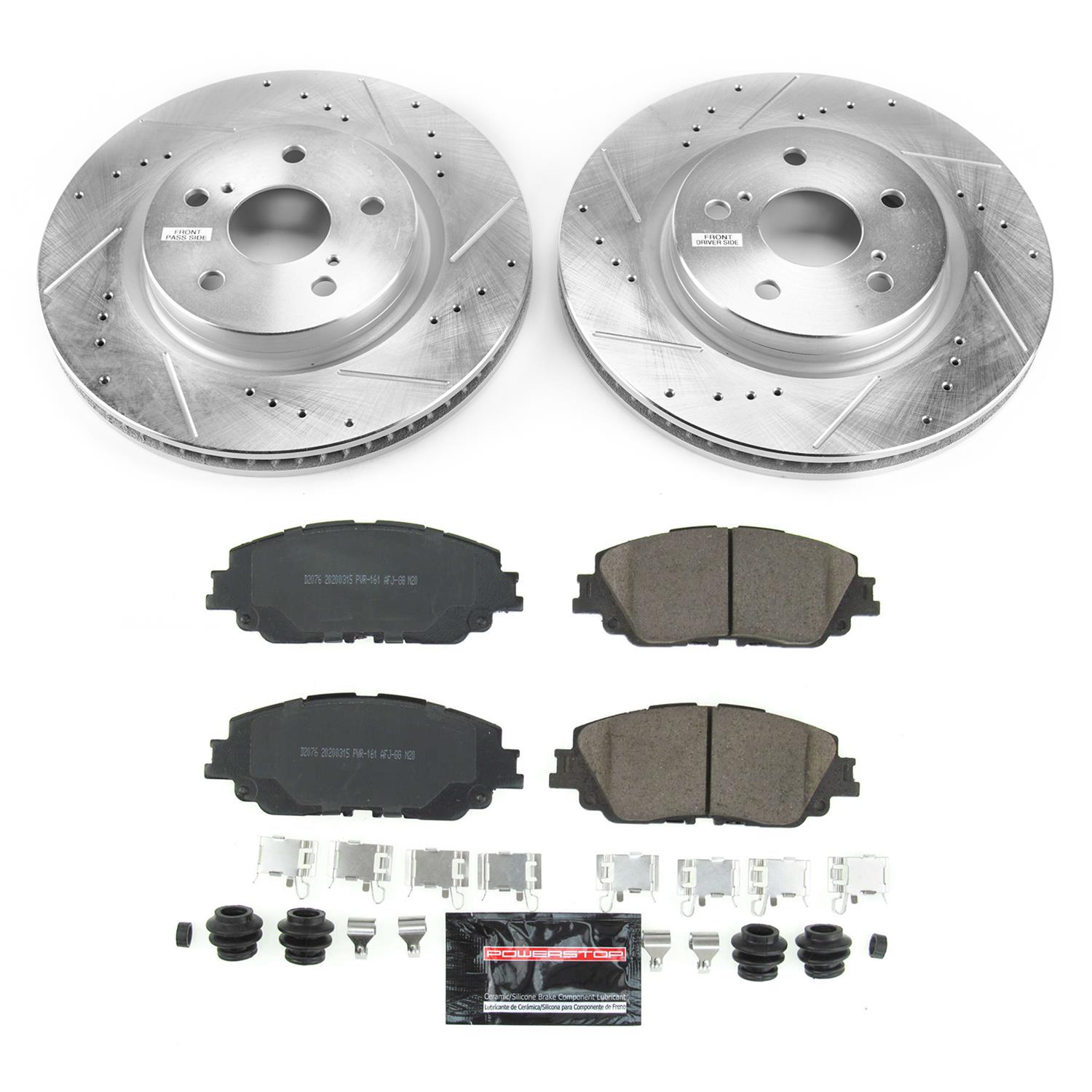 PowerStop K7895 PowerStop Z23 Evolution Sport Brake Upgrade Kits - Zander Auto Parts