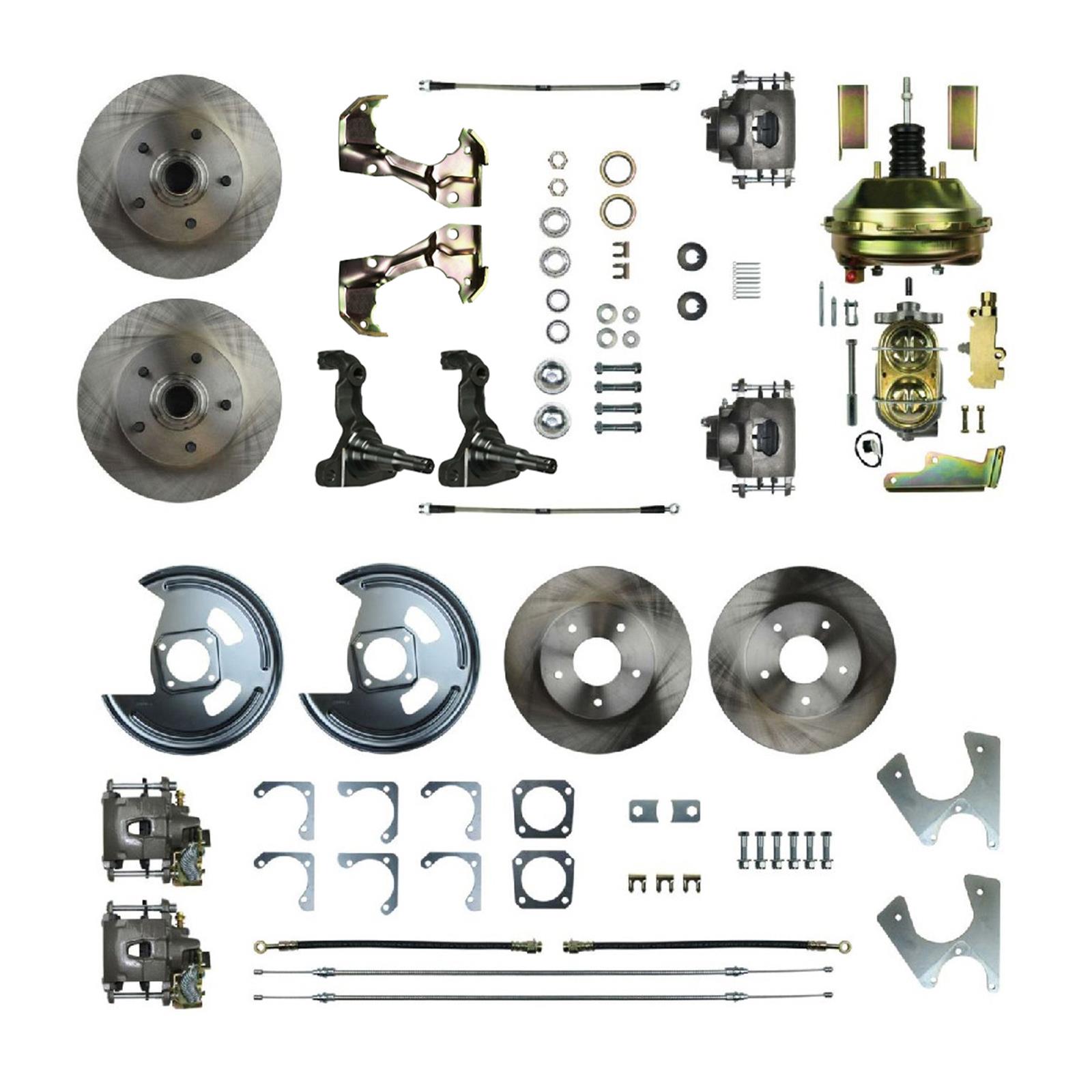 The Right Stuff AFXDC46C The Right Stuff 4-Wheel Disc Brake Conversion Kits - Zander Auto Parts