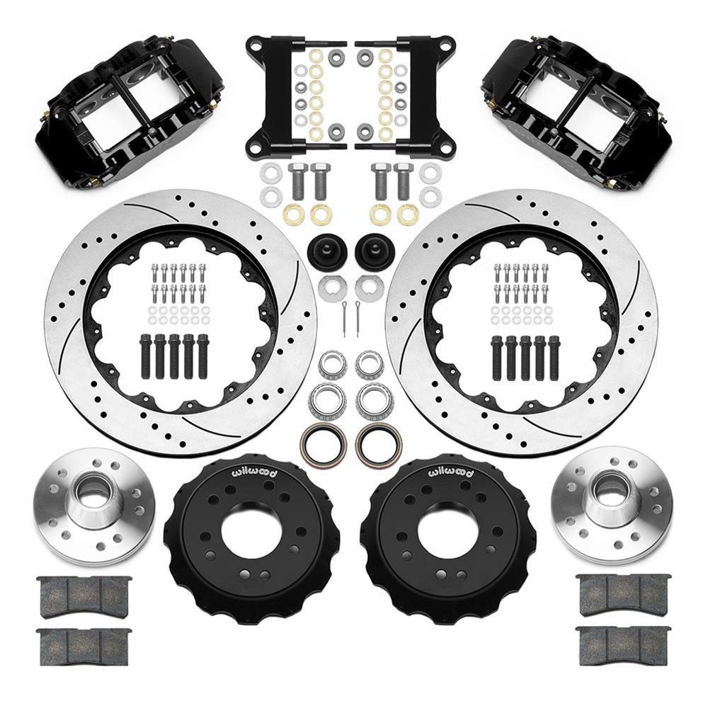 Wilwood Disc Brakes 140-15942-D Wilwood Forged Narrow Superlite 6R Big Brake Front Brake Kits - Zander Auto Parts