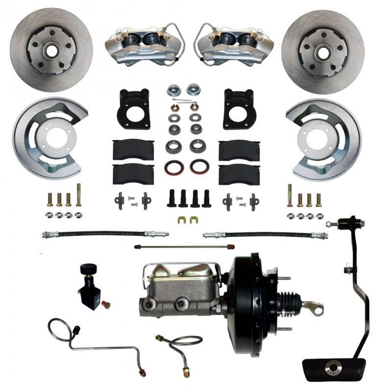 Leed Brakes FC0002-3405A LEED Brakes Front Disc Brake Conversion Kits - Zander Auto Parts