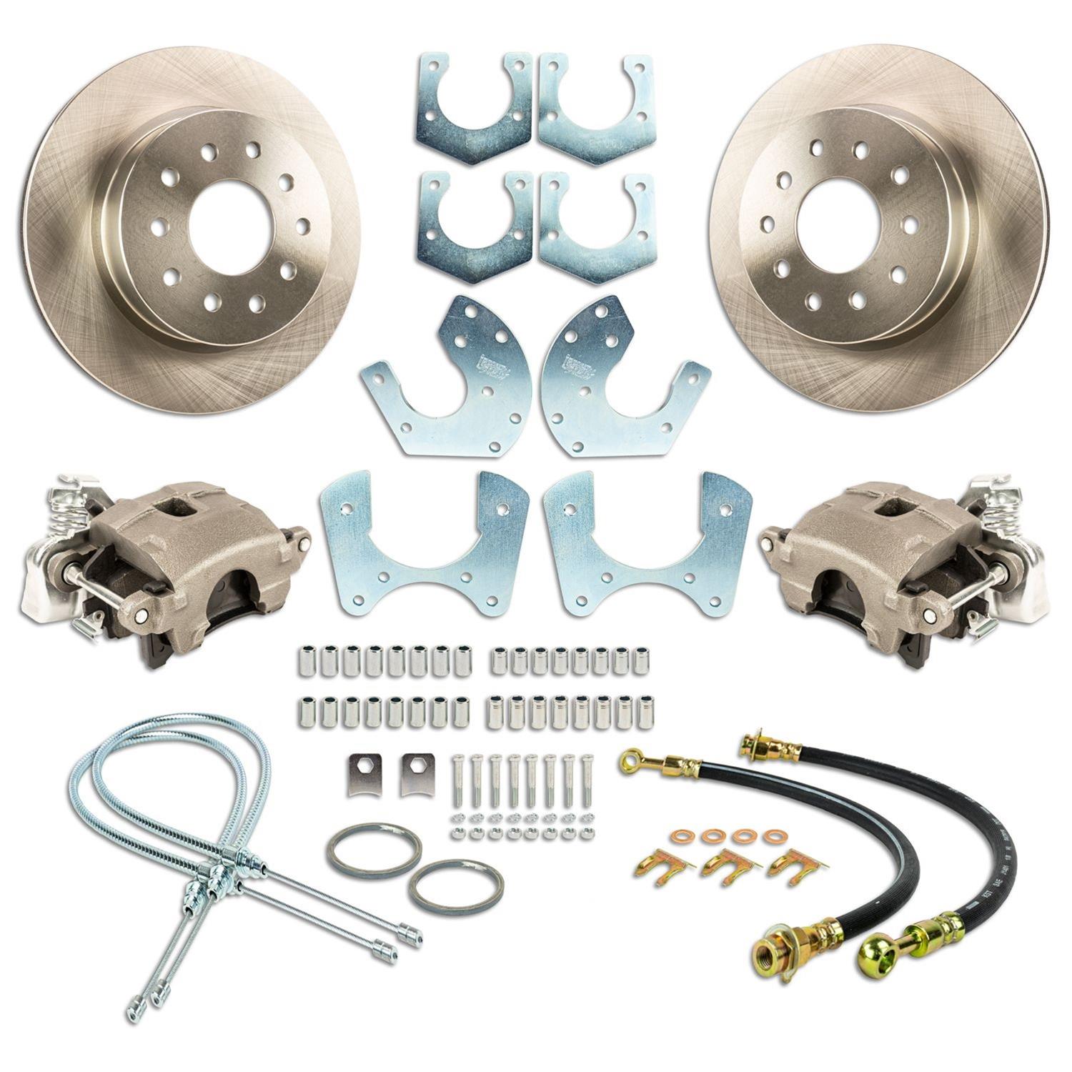 The Right Stuff ZDCRD02 The Right Stuff Rear Disc Brake Conversion Kits - Zander Auto Parts