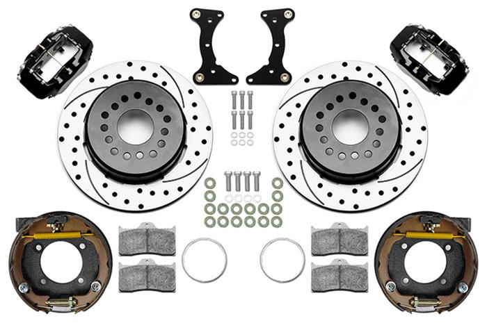 Wilwood Disc Brakes 140-16407-D Wilwood Forged Dynalite Rear Parking Brake Kits - Zander Auto Parts