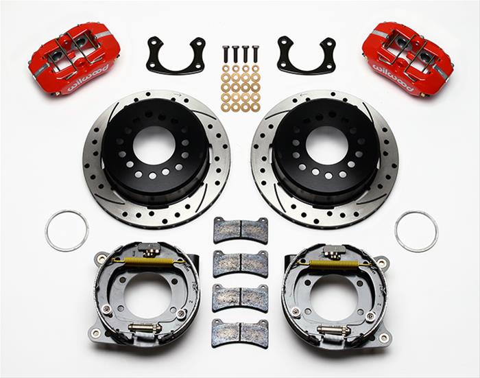 Wilwood Disc Brakes 140-11403-DR Wilwood Forged DynaPro Low-Profile Rear Parking Brake Kits - Zander Auto Parts