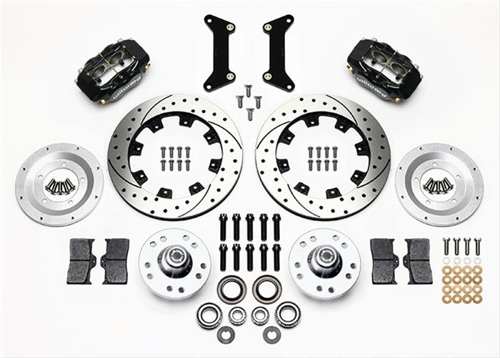 Wilwood Disc Brakes 140-12297-D Wilwood Forged Dynalite Big Brake Front Brake Kits - Zander Auto Parts