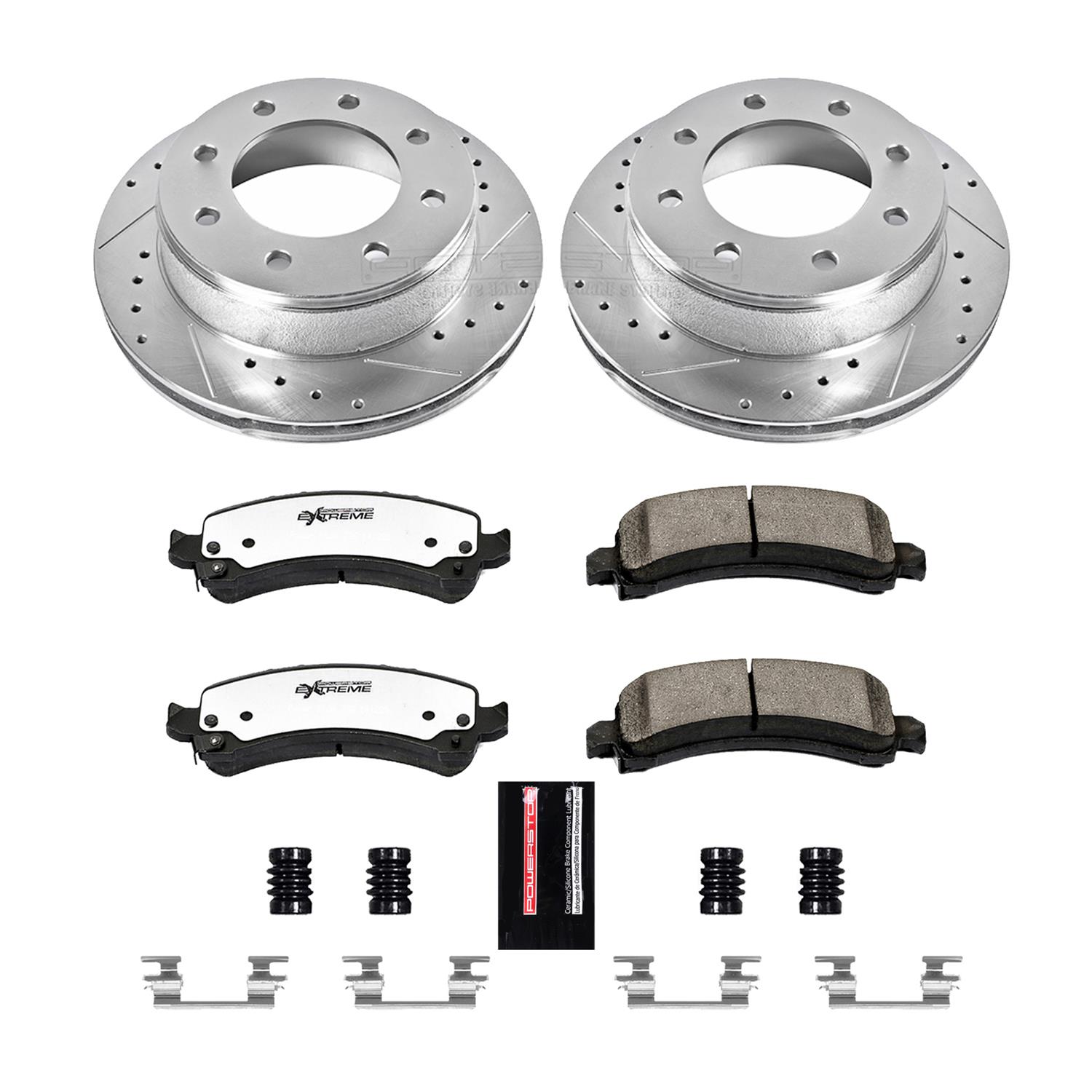 PowerStop K2039-36 PowerStop Z36 Truck and Tow Brake Upgrade Kits - Zander Auto Parts