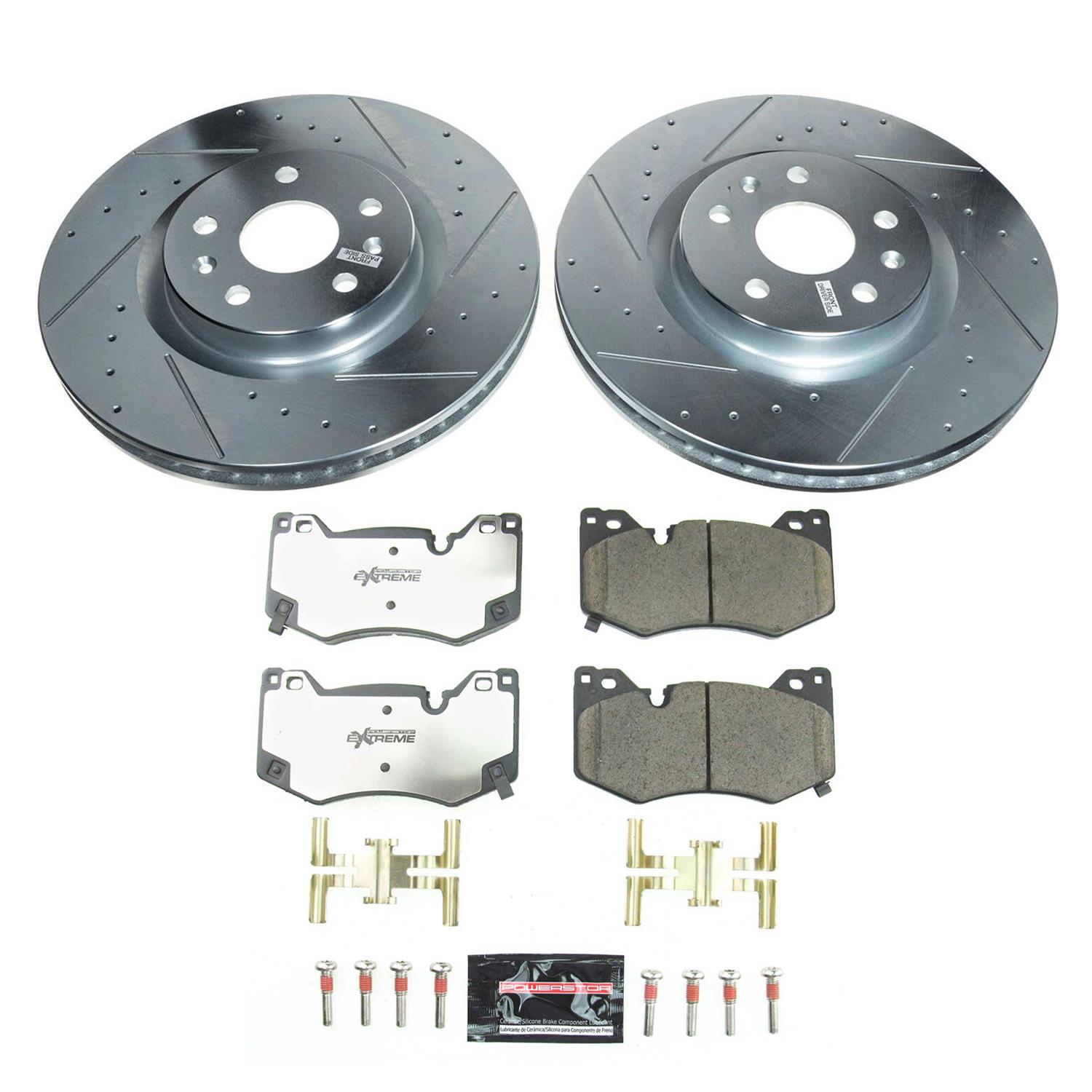 PowerStop K8529-26 PowerStop Z26 Street Warrior Brake Upgrade Kits - Zander Auto Parts